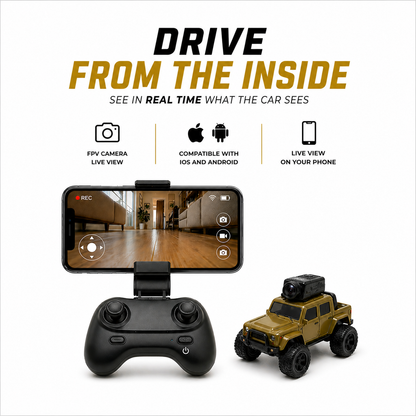 4x4 remote control car with Bluetooth and camera