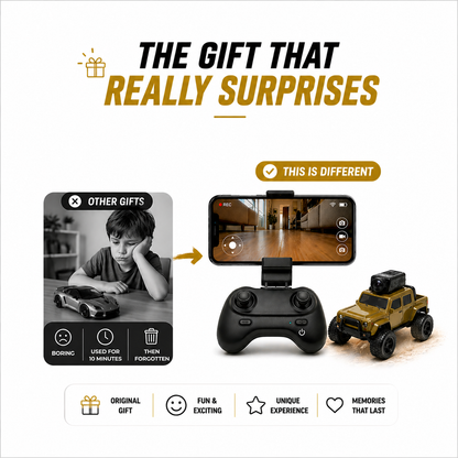 4x4 remote control car with Bluetooth and camera